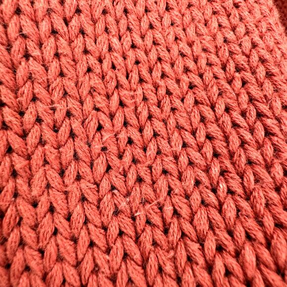 Eddie Bauer Sweater Mens XL Long Sleeve Pullover Clay Red WELL WORN Vintage - Picture 5 of 6